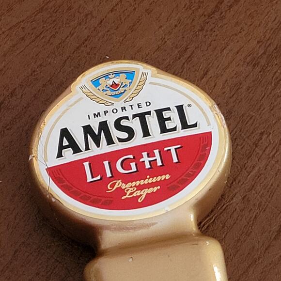 Amstel Light Imported Premium Lager Tap Handle Holder Keg 10.5" tall - Picture 3 of 12